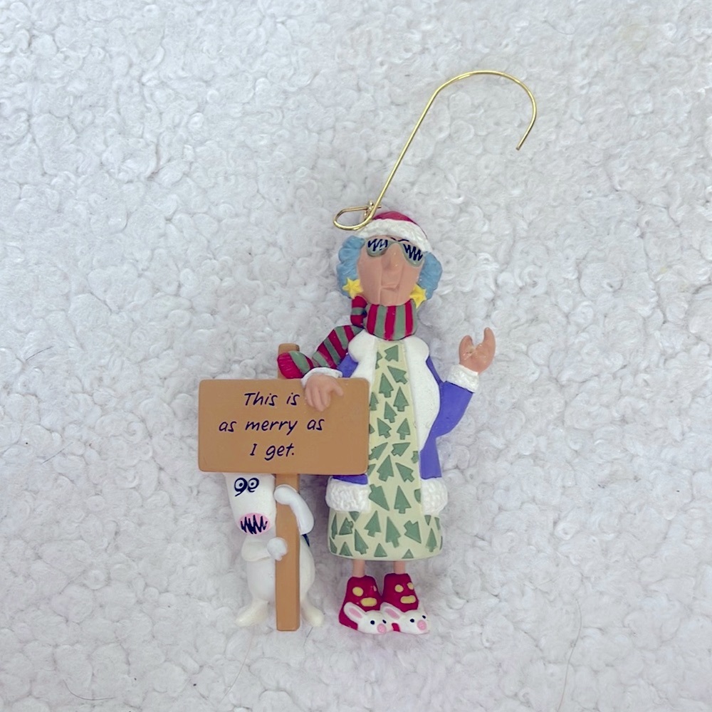 Vintage Christmas Maxine Ornament